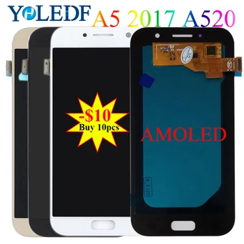 Super AMOLED 5.2" For SAMSUNG Galaxy A5 2017 A520 SM-A520F LCD Touch Screen Digitizer Replacement Display Assembly Repair Parts
Super AMOLED 5.2" For SAMSUNG Galaxy A5 2017 A520 SM-A520F LCD Touch Screen Digitizer Replacement Display Assembly Repair Parts