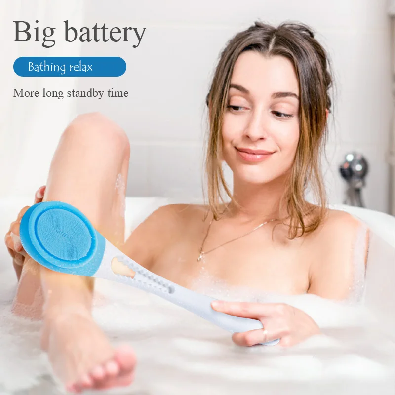 RSGO Waterproof Electric Vibration Silicone Bathing Washing Brush Bath Massage Face Cleanser
RSGO Waterproof Electric Vibration Silicone Bathing Washing Brush Bath Massage Face Cleanser