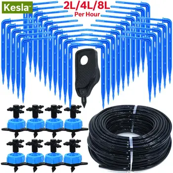 Greenhouse Drip Irrigation 4-way 3/5mm Drip Arrow 2-way Transmitter Irrigation Watering System for Pot Garden Lawn 10set/20set
Greenhouse Drip Irrigation 4-way 3/5mm Drip Arrow 2-way Transmitter Irrigation Watering System for Pot Garden Lawn 10set/20set