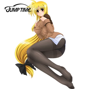 JumpTime 13cm x 8.7cm Mahou Shoujo Lyrical Nanoha Anime Vinyl Car Sticker for Window Bumper Car Stickers Sexy Graphic 
JumpTime 13cm x 8.7cm Mahou Shoujo Lyrical Nanoha Anime Vinyl Car Sticker for Window Bumper Car Stickers Sexy Graphic
