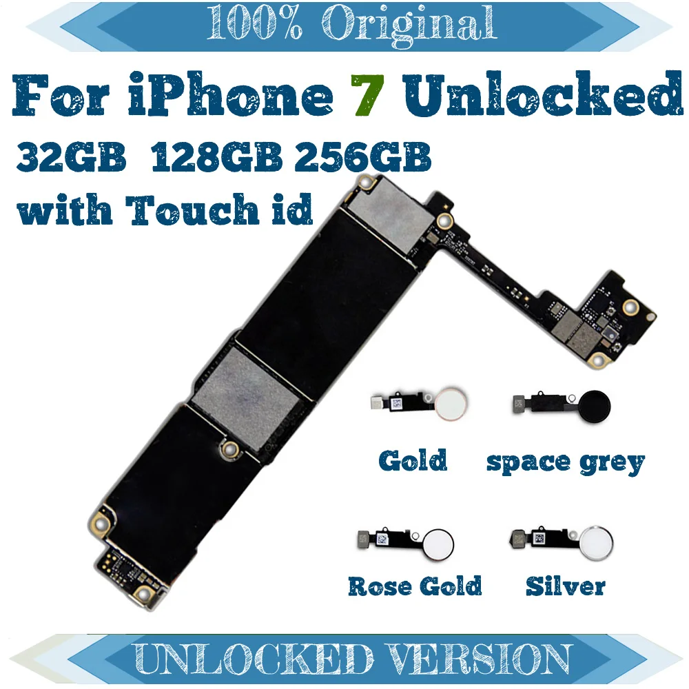 Have Fingerprint For iPhone 7 Motherboard Original Unlocked Mainboard For Free iCloud Logic Board With home button working MB
Have Fingerprint For iPhone 7 Motherboard Original Unlocked Mainboard For Free iCloud Logic Board With home button working MB