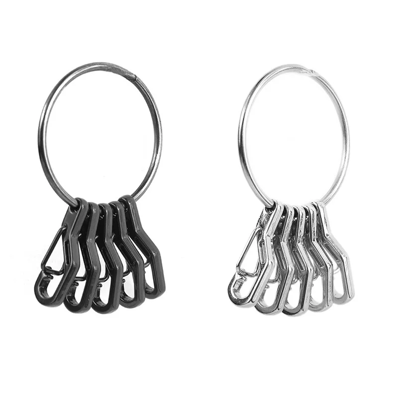 5pcs Multifunction Alloy Mini D-type Hanging Buckle key chain Quick Hook Carabiner EDC Portable Tool Keychain Outdoor Small Tool
5pcs Multifunction Alloy Mini D-type Hanging Buckle key chain Quick Hook Carabiner EDC Portable Tool Keychain Outdoor Small Tool