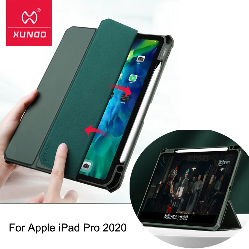 XUNDD Anti-impact Full Protection Smart Sleep Flip Tablet Case For Apple iPad Pro 12.9 / 11 2020 Tablet Sleeve Pencil Holder Hot
XUNDD Anti-impact Full Protection Smart Sleep Flip Tablet Case For Apple iPad Pro 12.9 / 11 2020 Tablet Sleeve Pencil Holder Hot