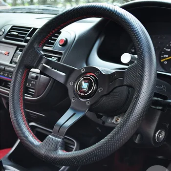 13Inch 330mm Black Aluminum Spoke ND Racing Steering Wheel Auto Steering Wheel Red Line
13Inch 330mm Black Aluminum Spoke ND Racing Steering Wheel Auto Steering Wheel Red Line