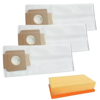 Fits For Karcher NT 361 Eco M NT 35/1 Eco 6.904-351.0 3*Dust Bags + 1*Filter
Fits For Karcher NT 361 Eco M NT 35/1 Eco 6.904-351.0 3*Dust Bags + 1*Filter