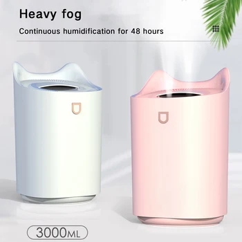 3L Large Capacity Household Mute Air Humidifier Ultrasonic Air Humidifier Purifying Humidifier Double Spray Aroma Diffuser
3L Large Capacity Household Mute Air Humidifier Ultrasonic Air Humidifier Purifying Humidifier Double Spray Aroma Diffuser