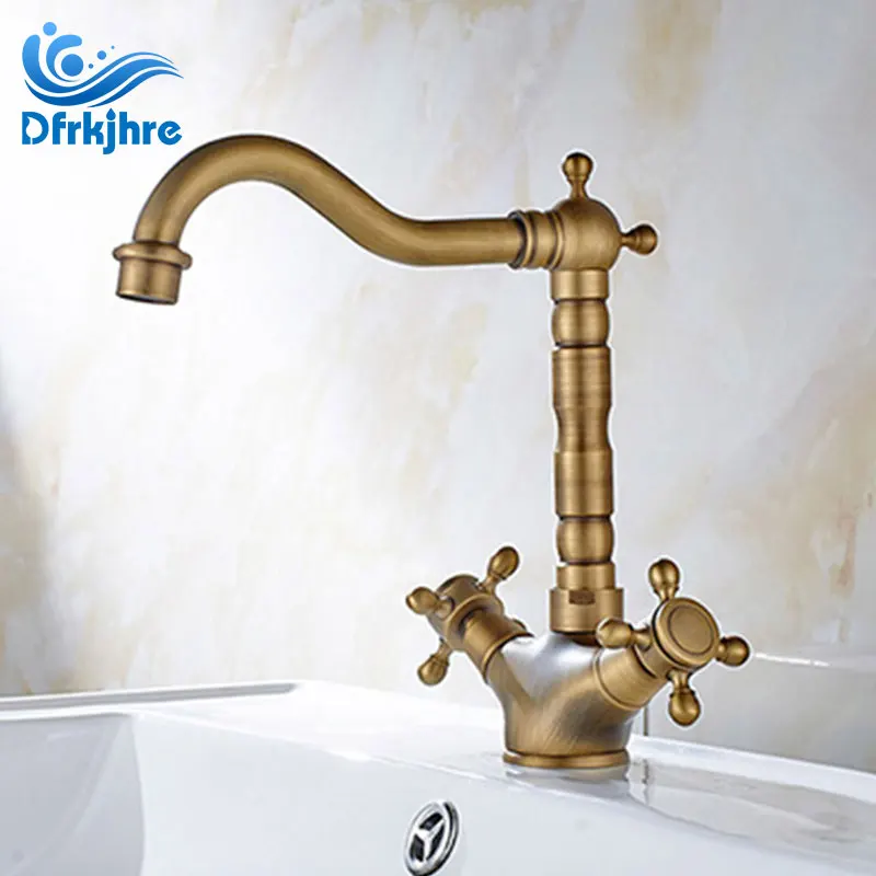 Basin Faucet Antique Brass Bidet Bathroom Two Ceramic Swivel Handles Water Sink Brass Single Hole Deck Mounted Water Mixer Tap
Basin Faucet Antique Brass Bidet Bathroom Two Ceramic Swivel Handles Water Sink Brass Single Hole Deck Mounted Water Mixer Tap