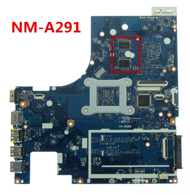Материнская плата для ноутбука ZZZNAYQ NM-A291 Lenovo Z50-75 G50-75 ACLU7 ACLU8 материнская с ЦП