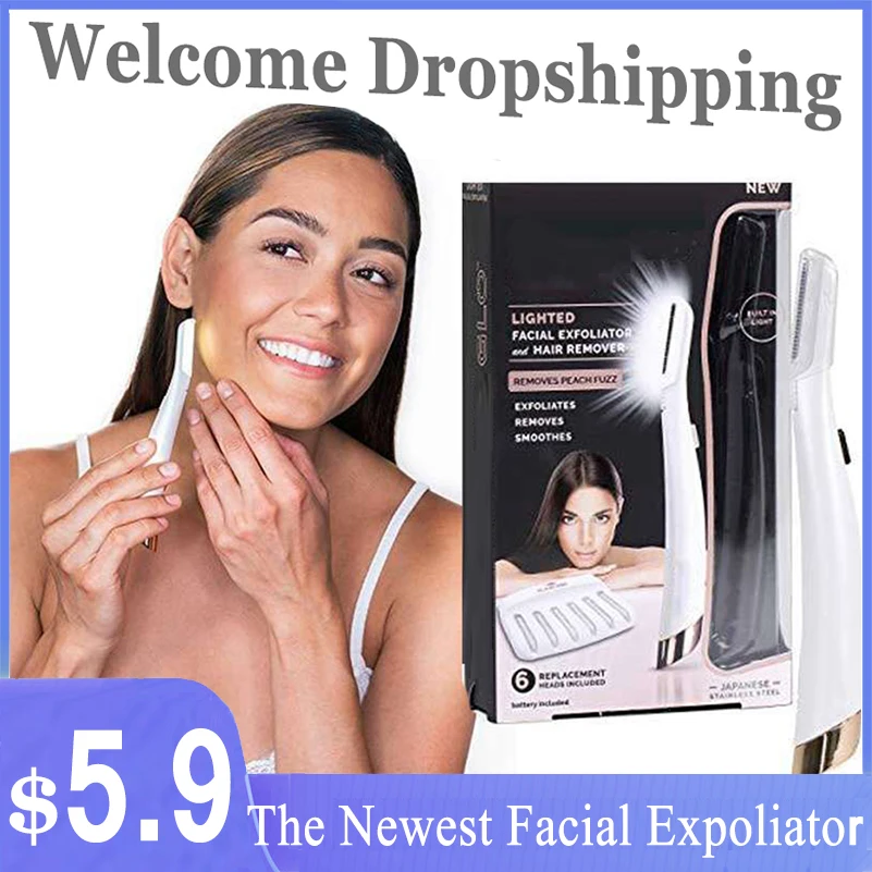 Face Hair Remover Facial Glow Expoliator Electric Glo Lighted Lady Razor Shaver Expoliates Dead Skin Dermaplaning Depilador 35
Face Hair Remover Facial Glow Expoliator Electric Glo Lighted Lady Razor Shaver Expoliates Dead Skin Dermaplaning Depilador 35