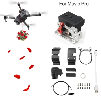 Air-Dropping Thrower System Wedding Ring Gift Emergency Remotely Delivery Rescue Fishing for DJI Mavic Pro Drone Accessories
Air-Dropping Thrower System Wedding Ring Gift Emergency Remotely Delivery Rescue Fishing for DJI Mavic Pro Drone Accessories