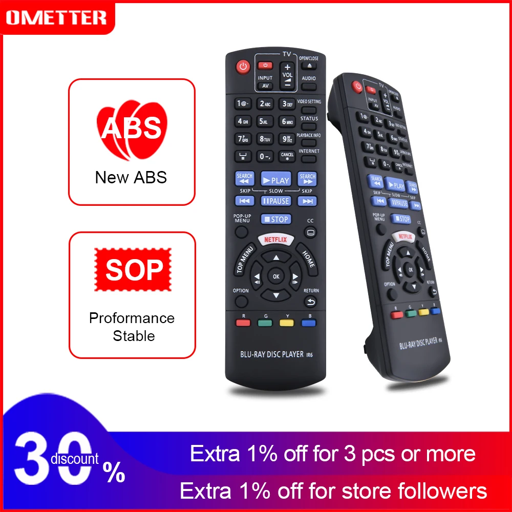 Original new remote control for Panasonic DMP-UB200 Ultra HD Blu-ray DVD Blu-ray DMP-BDT270 DMP-BDT271 N2QAYB001167
Original new remote control for Panasonic DMP-UB200 Ultra HD Blu-ray DVD Blu-ray DMP-BDT270 DMP-BDT271 N2QAYB001167