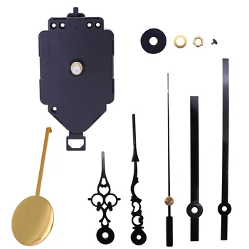 11pcs DIY Quartz Pendulum Clock Movement Metal Pendulum Pendulum Clock Hand Set Black Rubber Pad Washer Nut Swing Movement
11pcs DIY Quartz Pendulum Clock Movement Metal Pendulum Pendulum Clock Hand Set Black Rubber Pad Washer Nut Swing Movement