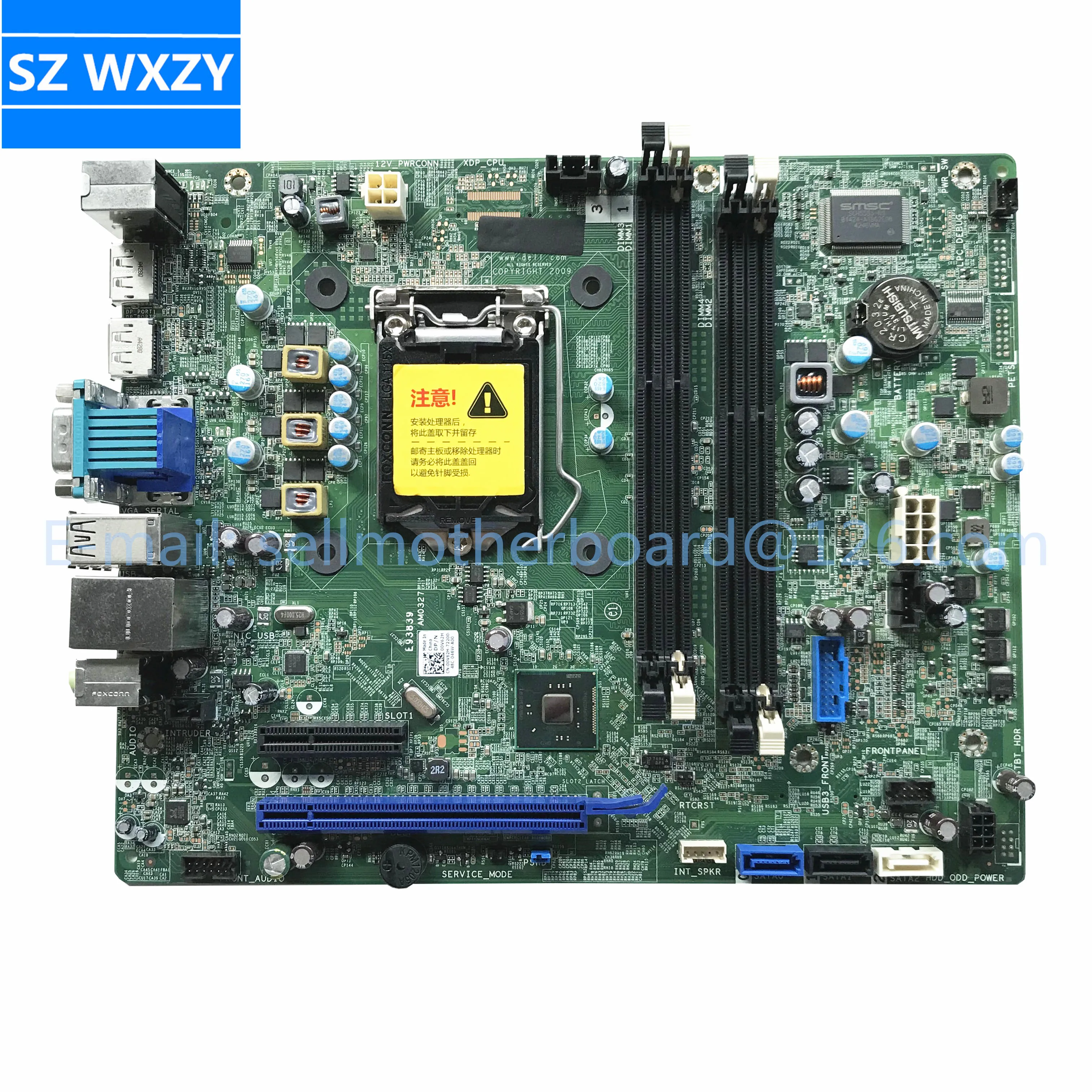 Материнская плата для настольного компьютера Dell Optiplex 9020 SFF PGA1150 CN-00V62H 00V62H 0V62H DH82Q87