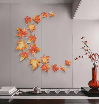 European Luxury Resin Maple Leaf Wall Hangings Home Livingroom Sofa Background Wall Sticker Decoration Hotel Wall Mural Crafts
European Luxury Resin Maple Leaf Wall Hangings Home Livingroom Sofa Background Wall Sticker Decoration Hotel Wall Mural Crafts