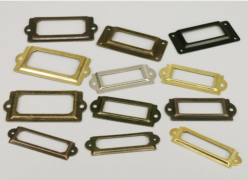 Generic (style 2)10PCS Office Library File Drawer Card Tag