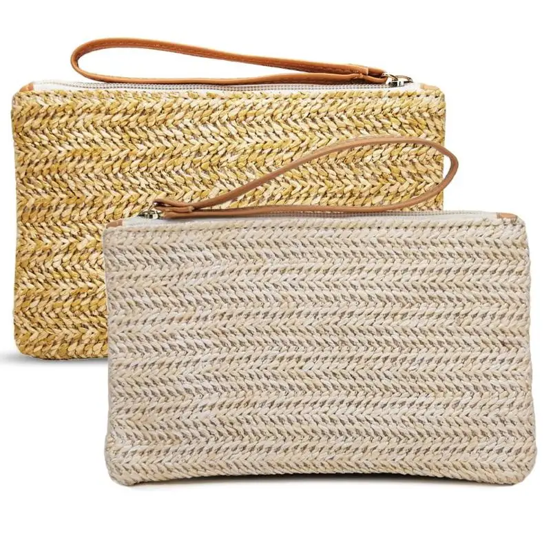 Hot Sale Fashion Ladies Wristlet Clutch Women Daily Money Phone Pouch Straw Woven Coin Purse Casual Summer Beach Wallet Card Bag
Hot Sale Fashion Ladies Wristlet Clutch Women Daily Money Phone Pouch Straw Woven Coin Purse Casual Summer Beach Wallet Card Bag