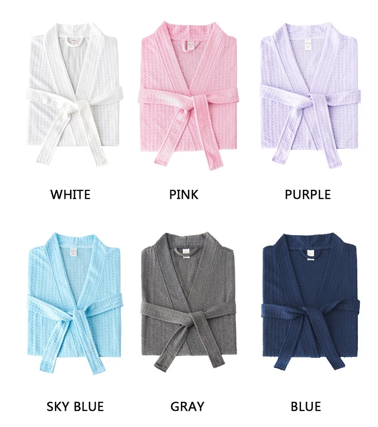 Waliicorners Autumn couple bathrobe thin section quick-drying absorbent for men and women for Bridesmaid Robes solid color couple bathrobe 9 H041ead8e52ed40cf9e5a0e2b32f898c7M