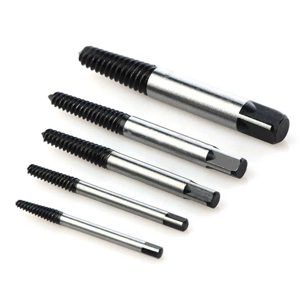 5Pcs Screw Extractor Drill Bits Speed Out Guide Set Broken Bolt Remover Easy Out Set Bolt Stud Stripped Remover Tool
5Pcs Screw Extractor Drill Bits Speed Out Guide Set Broken Bolt Remover Easy Out Set Bolt Stud Stripped Remover Tool