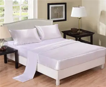 40 Satin Flat Fitted Sheet pillowcase Set Bedding Sets Black Grey White 4 pcs Solid Adult Twin Queen Full King Bed Covers
40 Satin Flat Fitted Sheet pillowcase Set Bedding Sets Black Grey White 4 pcs Solid Adult Twin Queen Full King Bed Covers