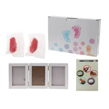 3D Molds Baby Handprint Footprint Photo Frame for Baby Care Babies Souvenir Casting Newborn Footprint Soft Clay Inkpad
3D Molds Baby Handprint Footprint Photo Frame for Baby Care Babies Souvenir Casting Newborn Footprint Soft Clay Inkpad