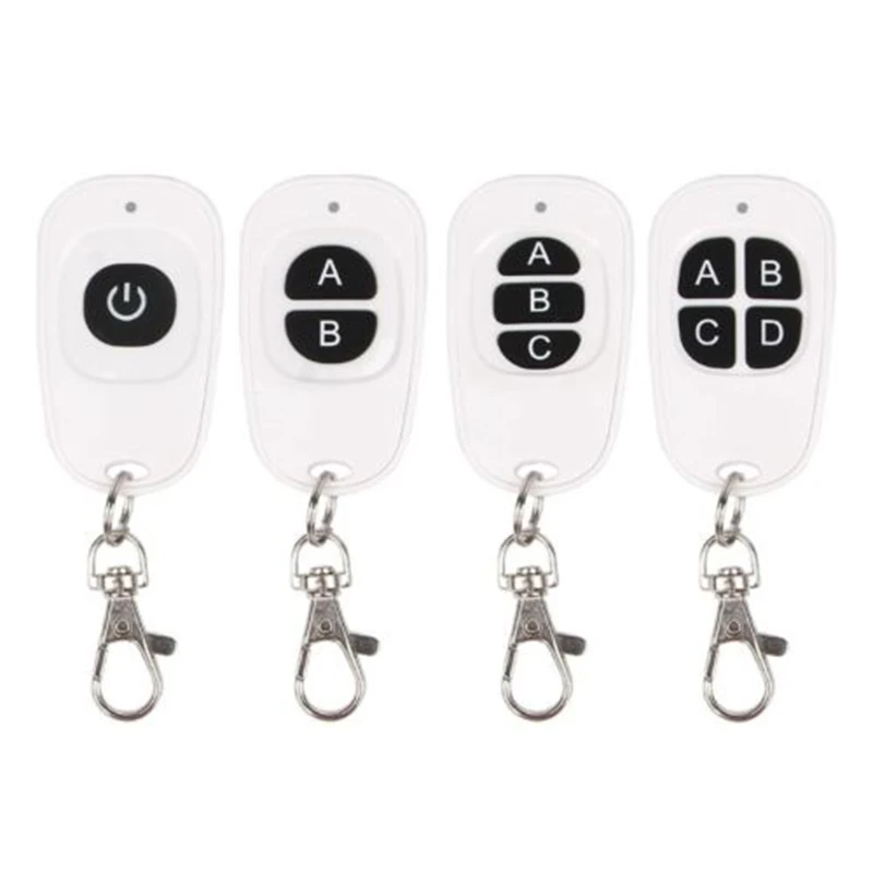 RF Wireless Remote Control 1-4 Button EV1527 Transmitter With 433 MHz RF Wireless Remote 100m Remote Control Distance
RF Wireless Remote Control 1-4 Button EV1527 Transmitter With 433 MHz RF Wireless Remote 100m Remote Control Distance