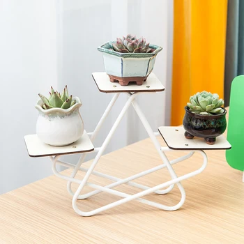 1pcs 38 x 25 x 12cm Multi-layer Wrought Iron Desktop Plant Stand Mini Flower Pot Holder for Home Decor - Pentagram White
1pcs 38 x 25 x 12cm Multi-layer Wrought Iron Desktop Plant Stand Mini Flower Pot Holder for Home Decor - Pentagram White