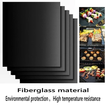 BBQ Grill Mat Barbecue outdoor Baking Non-stick Pad Reusable Teflon Cooking Plate 40 * 30cm For Party PTFE Grill Mat Tools New
BBQ Grill Mat Barbecue outdoor Baking Non-stick Pad Reusable Teflon Cooking Plate 40 * 30cm For Party PTFE Grill Mat Tools New