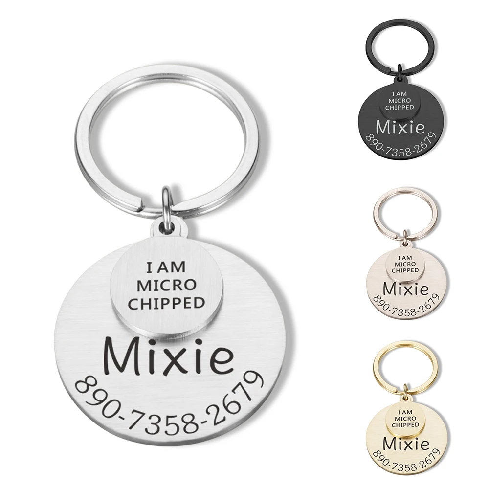 Personalized Dog Tag Laser Engraving Free Cat Dog Custom Name Ag Stainless Steel Pet Id Tags Puppy Collar Kitten Accessories
Personalized Dog Tag Laser Engraving Free Cat Dog Custom Name Ag Stainless Steel Pet Id Tags Puppy Collar Kitten Accessories