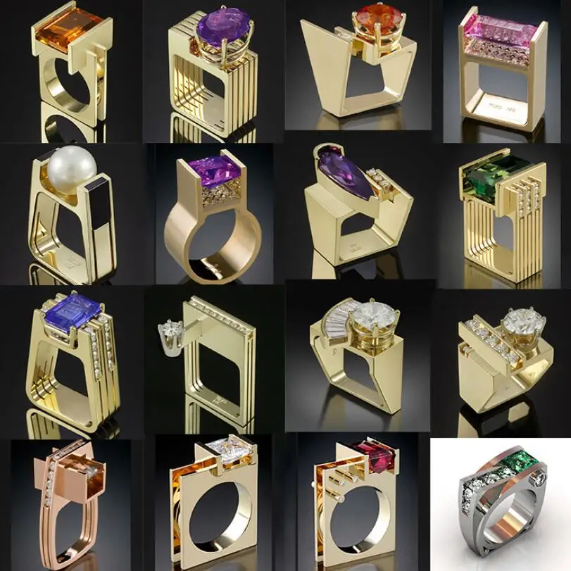 Stylish Gold Color Geometric Irregular Ring for Women Cubic Zirconia Inlaid Modern Hippie Finger Rings Party Jewelry
Stylish Gold Color Geometric Irregular Ring for Women Cubic Zirconia Inlaid Modern Hippie Finger Rings Party Jewelry