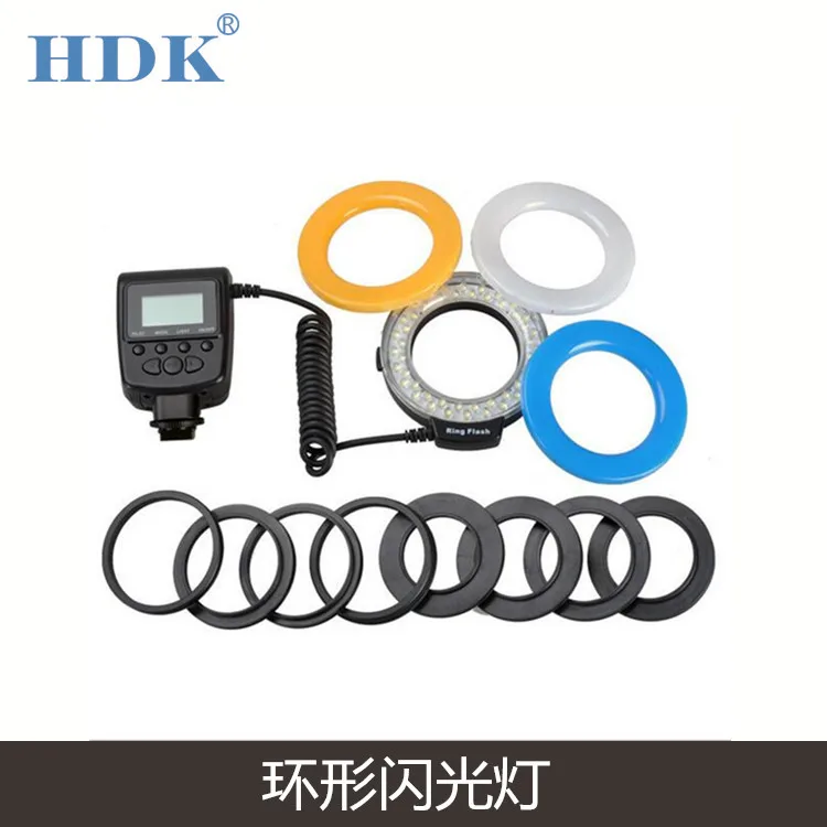 Portable Ring Flash Lamp Single-lens Reflex Camera Light-supplementing Light Macro Ring Flashlight LED Photography Light LED Lig
Portable Ring Flash Lamp Single-lens Reflex Camera Light-supplementing Light Macro Ring Flashlight LED Photography Light LED Lig