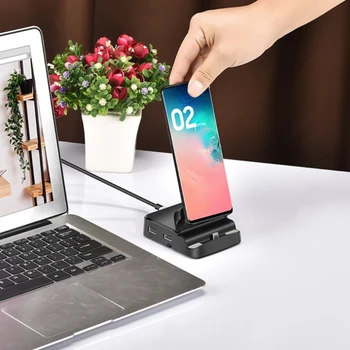 Multifunctional 8-in-1 Type C HDMI USB SD/TF Card Docking Station Cellphone Stand for Mobile Phone and Tablet
Multifunctional 8-in-1 Type C HDMI USB SD/TF Card Docking Station Cellphone Stand for Mobile Phone and Tablet