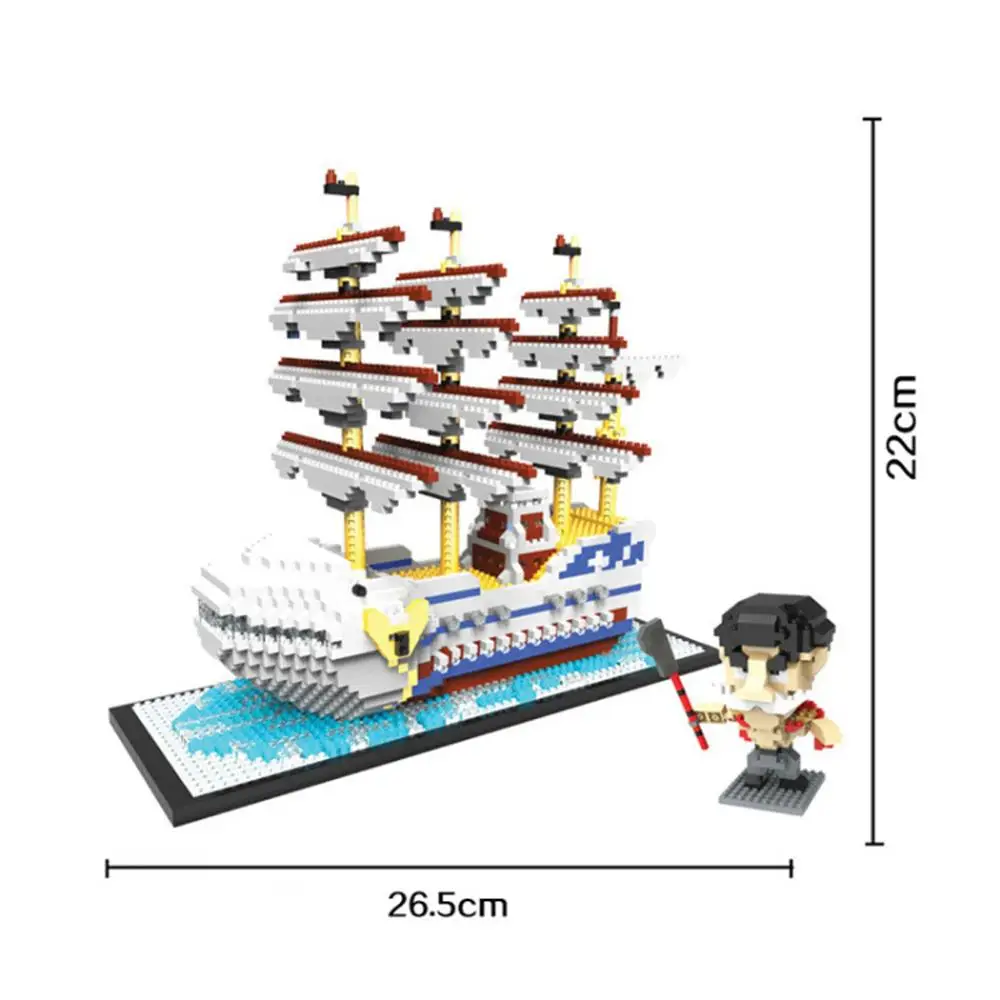 hot LegoINGlys creators Japan Anime one-piece Edward Newgate Dick pirate ship micro diamond building block model nano brick toys
hot LegoINGlys creators Japan Anime one-piece Edward Newgate Dick pirate ship micro diamond building block model nano brick toys