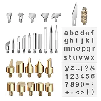 48Pcs/set 60W Electric Soldering Iron Kit Wood Burning Pen Iron Carving Pyrography Tool DIY Welding Tools 140x265mm WWO66 
48Pcs/set 60W Electric Soldering Iron Kit Wood Burning Pen Iron Carving Pyrography Tool DIY Welding Tools 140x265mm WWO66