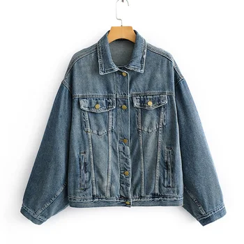 Turn Down Collar Jeans Jackets Women Fashion Casual Single Breasted Coats Women Elegant Long Sleeve Jackets Female Ladies Coat
Turn Down Collar Jeans Jackets Women Fashion Casual Single Breasted Coats Women Elegant Long Sleeve Jackets Female Ladies Coat