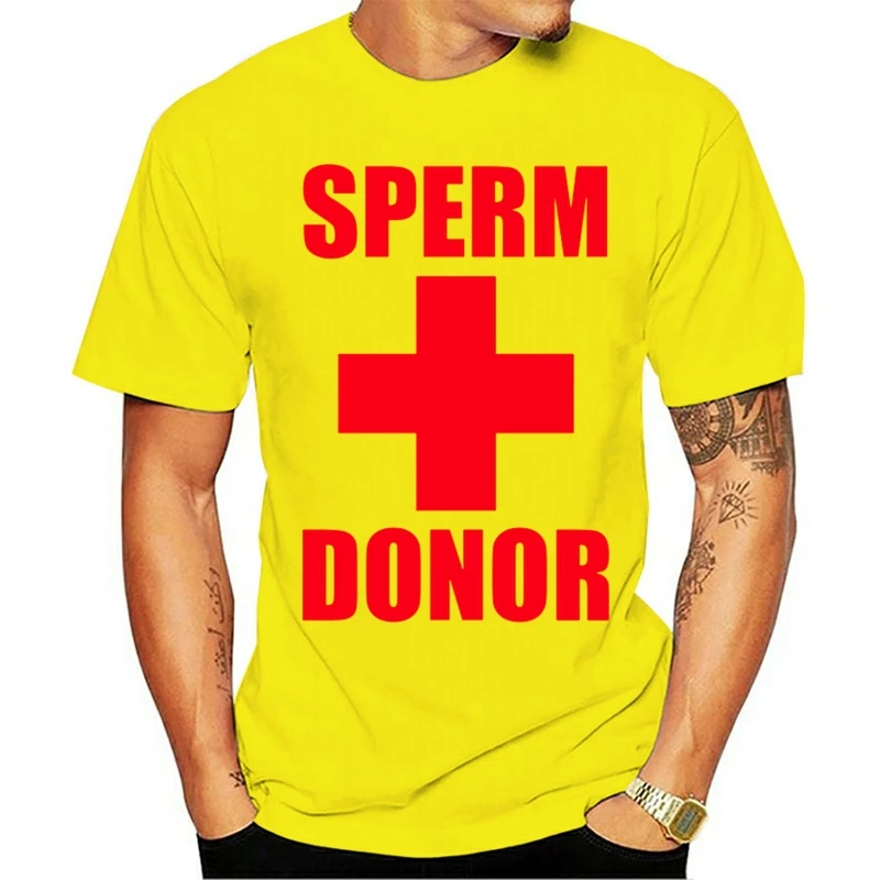 2020 NEW T Shirt Men's Sperm Donor printed tee plus size 3xl Unique Loose Funny Casual Spring Autumn Letters
2020 NEW T Shirt Men's Sperm Donor printed tee plus size 3xl Unique Loose Funny Casual Spring Autumn Letters