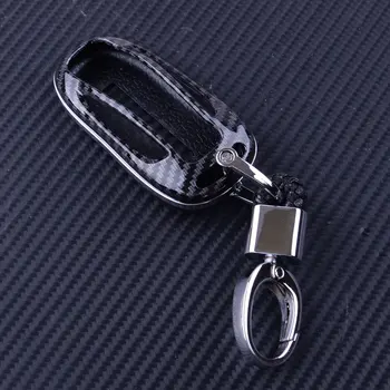 DWCX Carbon Fiber Style ABS Car Key Fob Cover Case Chain Holder Fit for Tesla Model X 2016 2017 2018 2019
DWCX Carbon Fiber Style ABS Car Key Fob Cover Case Chain Holder Fit for Tesla Model X 2016 2017 2018 2019