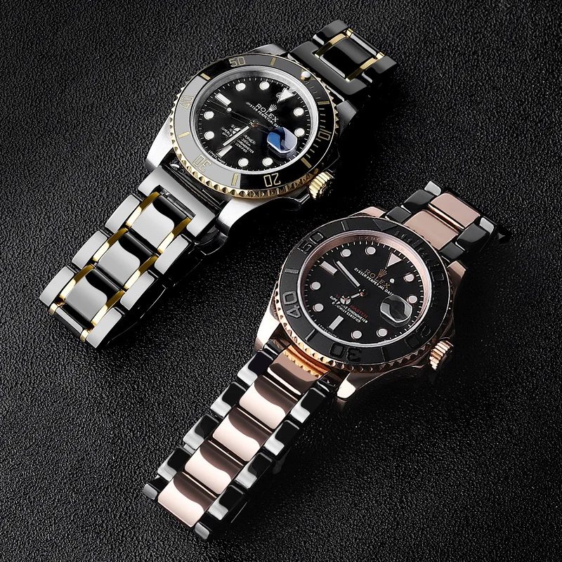 20mm 22mm Ceramic Watch band Strap for Rolex series watch WatchBand Quick Release Adjustable size Replacement bracelet strap
20mm 22mm Ceramic Watch band Strap for Rolex series watch WatchBand Quick Release Adjustable size Replacement bracelet strap