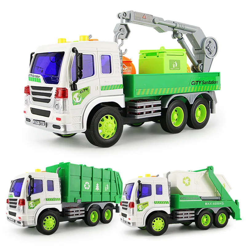 Children Cleaning Car Model Sanitation Garbage Truck Cart Car Simulation Toy Effective Large Size Non-Warrior
Children Cleaning Car Model Sanitation Garbage Truck Cart Car Simulation Toy Effective Large Size Non-Warrior