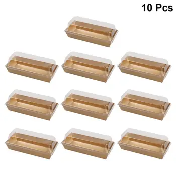 10pcs/Pack Rectangular Sandwich Boxes Kraft Paper Sandwich Wrapping Boxes Cake Bread Snack Packing Box With Plastic Clear Lids
10pcs/Pack Rectangular Sandwich Boxes Kraft Paper Sandwich Wrapping Boxes Cake Bread Snack Packing Box With Plastic Clear Lids