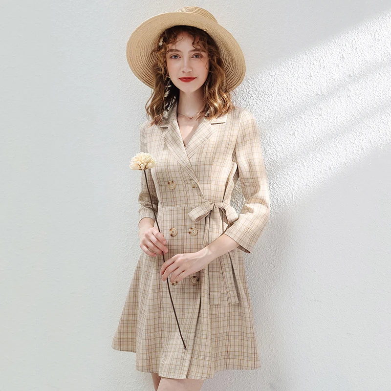 Wasteheart Autumn Women Khaki Lanon A-Line Dress Slim Party Vintage Lady Sexy Dress Buttons Plus Size Mini Plaid Sweet Dresses
Wasteheart Autumn Women Khaki Lanon A-Line Dress Slim Party Vintage Lady Sexy Dress Buttons Plus Size Mini Plaid Sweet Dresses