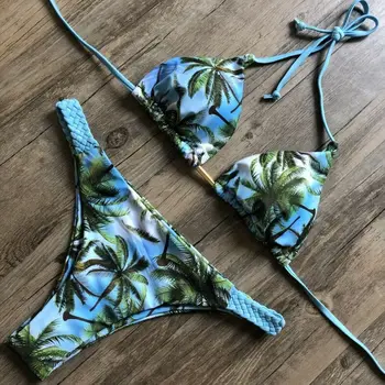 2020 Women Padded Bra Bikini Set Swimsuit Ladies Chic Print Handmade Push-up Triangle Swimwear Bathing Suits Biquini Swimwear
2020 Women Padded Bra Bikini Set Swimsuit Ladies Chic Print Handmade Push-up Triangle Swimwear Bathing Suits Biquini Swimwear