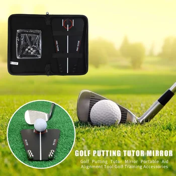 Indoor Outdoor Golf Putting Tutor Mirror Portable Aid Alignment Tool Golf Training Accessories Tool Equipment Supplies 
Indoor Outdoor Golf Putting Tutor Mirror Portable Aid Alignment Tool Golf Training Accessories Tool Equipment Supplies