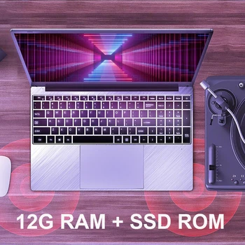 Laptop 15.6 inch 12G RAM Notebook Computer 128G/256G/512G/1TB SSD ROM IPS Screen Gaming Laptop With Windows 10 OS Ultrabook