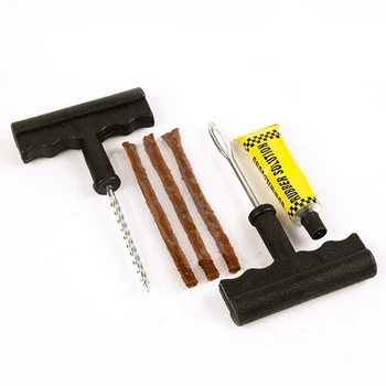 6pcs Car Tubeless Tire Puncture Plugs Repairing Kit Needle Patch Fix Powerful Tool Glue Tires Repair Tools
6pcs Car Tubeless Tire Puncture Plugs Repairing Kit Needle Patch Fix Powerful Tool Glue Tires Repair Tools