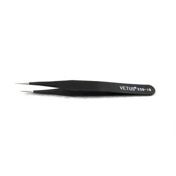 VETUS ESD Stainless Steel Anti-static BGA Precision Tweezers SMD Reworking Soldering Hand Tools
VETUS ESD Stainless Steel Anti-static BGA Precision Tweezers SMD Reworking Soldering Hand Tools
