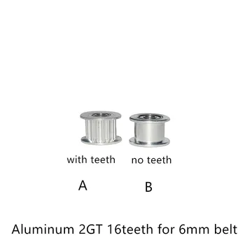 2GT 16 Teeth synchronous Wheel Idler Pulley Bore 3mm with Bearing for GT2 Timing belt Width 6mm 16teeth 16T
2GT 16 Teeth synchronous Wheel Idler Pulley Bore 3mm with Bearing for GT2 Timing belt Width 6mm 16teeth 16T