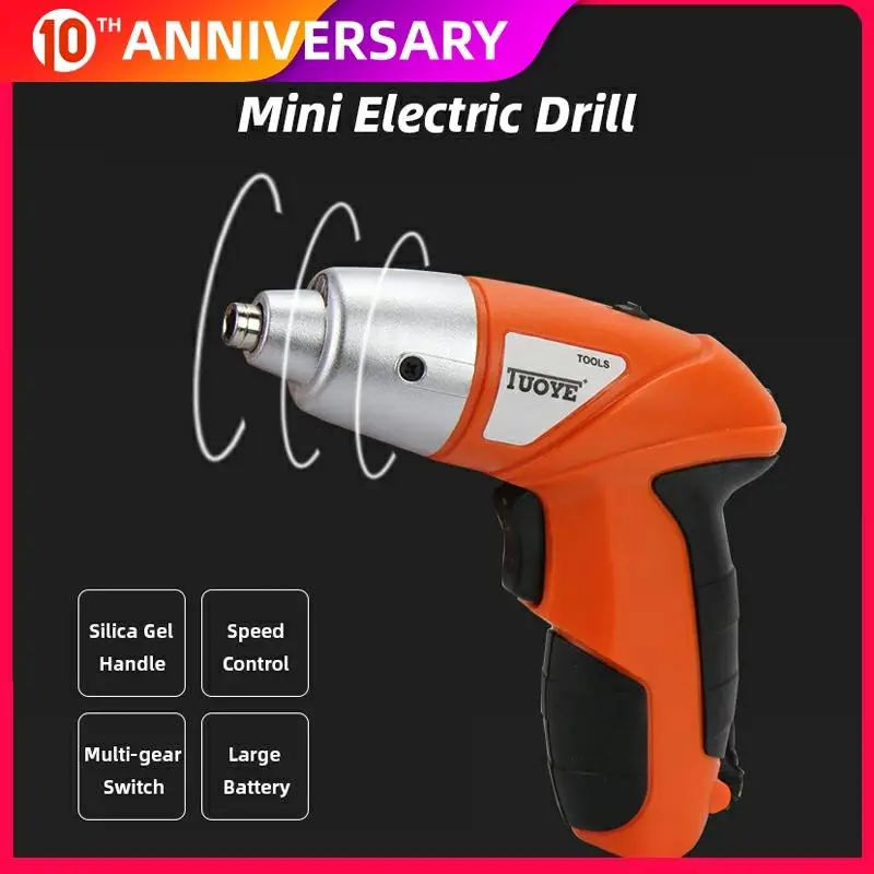 Cordless Screwdriver 220V Lithium Battery Mini Electric Drill 4.8V Rechargeable Hand Drill Small Power Tools with LED Light
Cordless Screwdriver 220V Lithium Battery Mini Electric Drill 4.8V Rechargeable Hand Drill Small Power Tools with LED Light