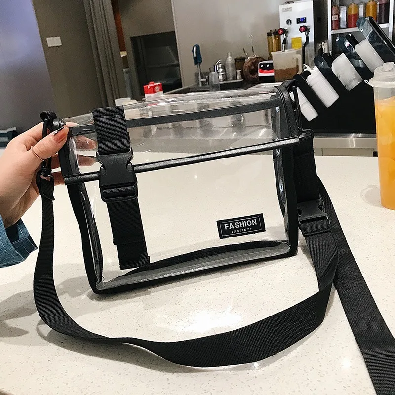 Messenger Bag Girls Fashion Transparent Street Personality Versatile Shoulder Messenger Bag
Messenger Bag Girls Fashion Transparent Street Personality Versatile Shoulder Messenger Bag