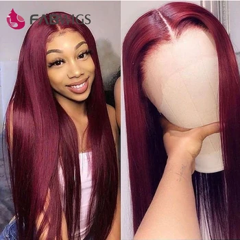 Burgundy 99J Colored Human Hair Wigs Transparent Lace Wigs PrePlucked 13X6 Lace Front Human Hair Wigs Glueless Peruvian Red Wigs
Burgundy 99J Colored Human Hair Wigs Transparent Lace Wigs PrePlucked 13X6 Lace Front Human Hair Wigs Glueless Peruvian Red Wigs