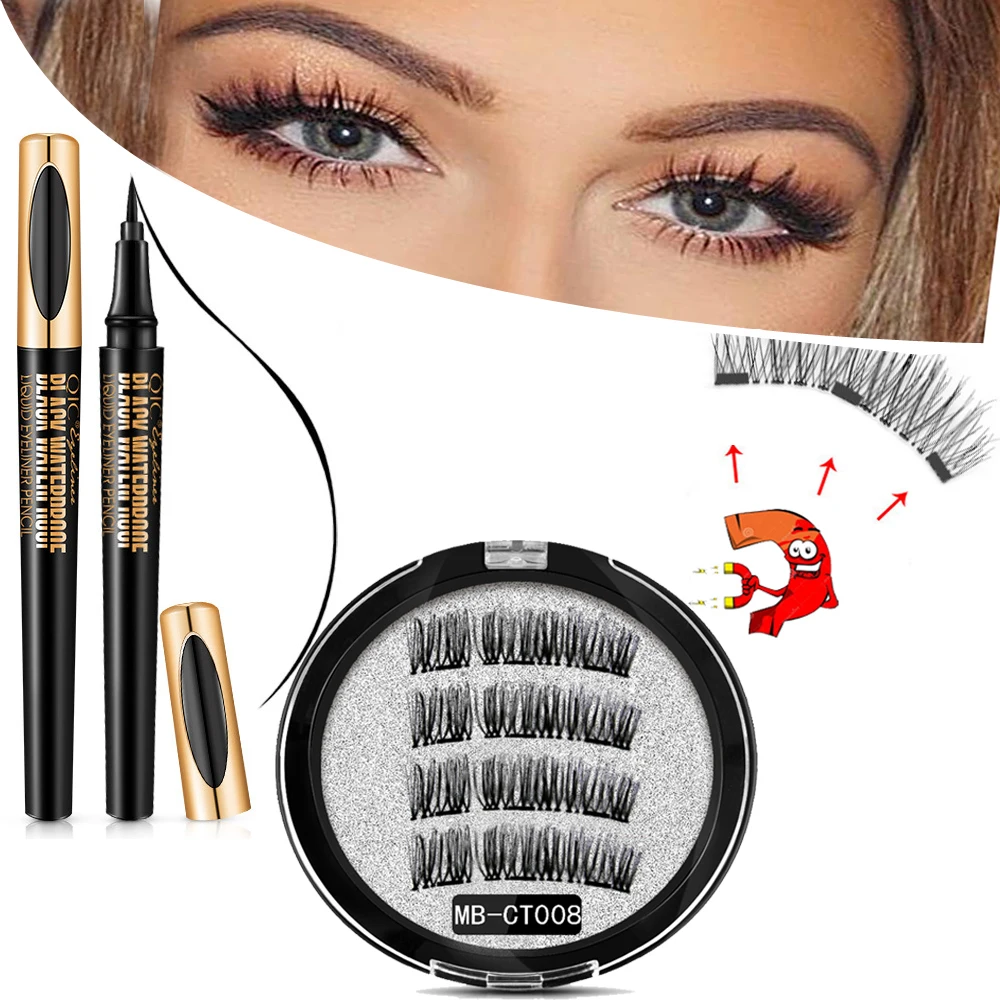 2 pairs 2019 New Magnetic Eyelashes eyeliner With 3 Magnets Natural False Eyelashes Handmade 3D Mink Lashes Extension Lash CT
2 pairs 2019 New Magnetic Eyelashes eyeliner With 3 Magnets Natural False Eyelashes Handmade 3D Mink Lashes Extension Lash CT